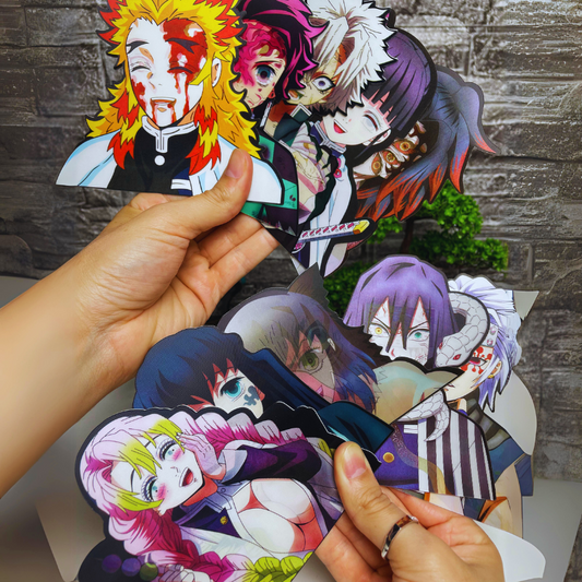 3D Motion Demon Slayer Stickers